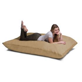 Jaxx 5.5 ft Pillow Saxx Bean Bag Pillow, Camel