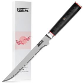 Qulajoy VG10 Chef Knife, Japanese 10Cr15MoV Steel Chefs Knives, Slicing Knife For Meat Vegetable (Option: Boning Knife)